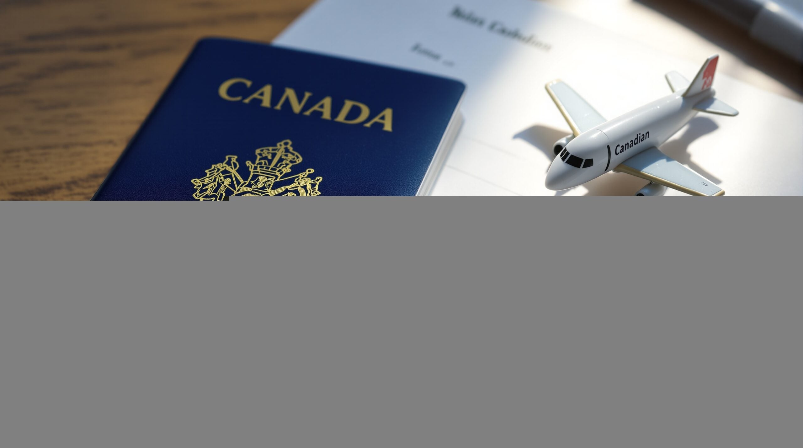 Canadian passport application