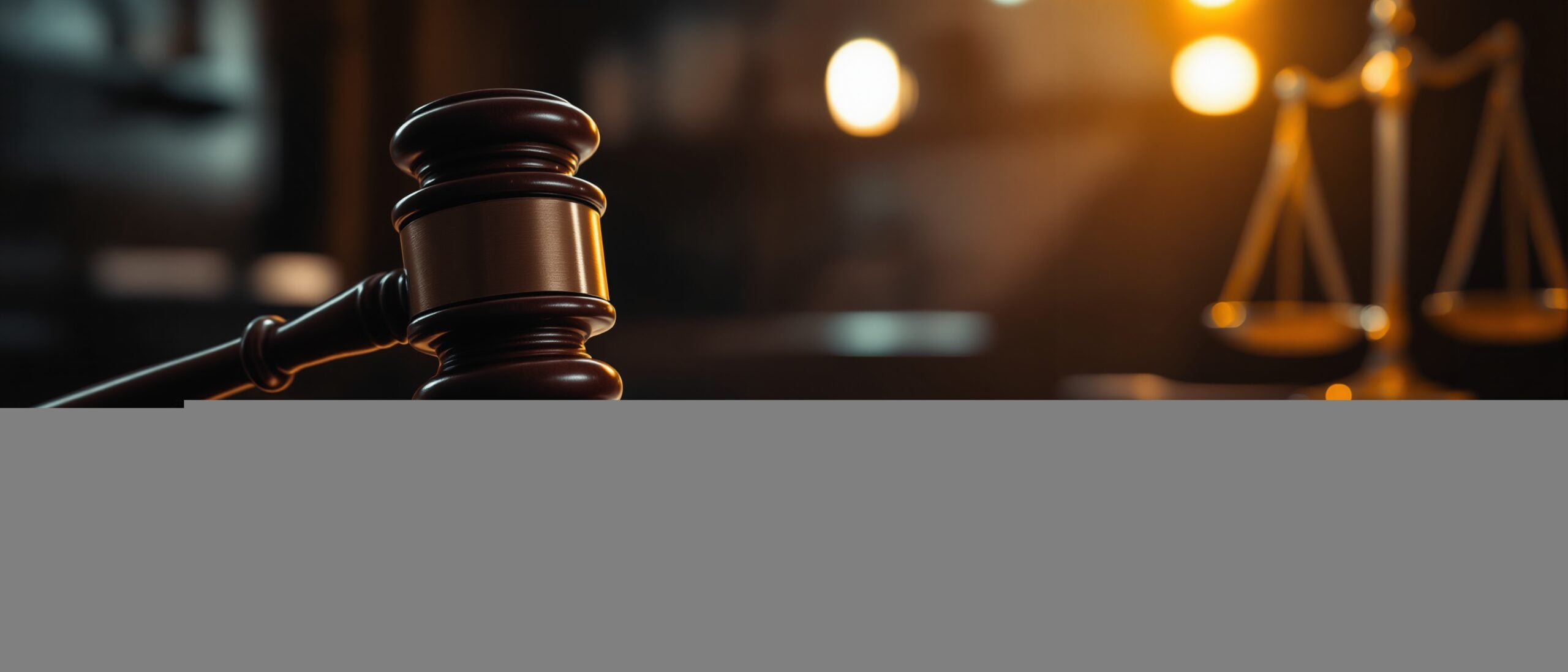 Judge gavel in courtroom representing interim custody orders