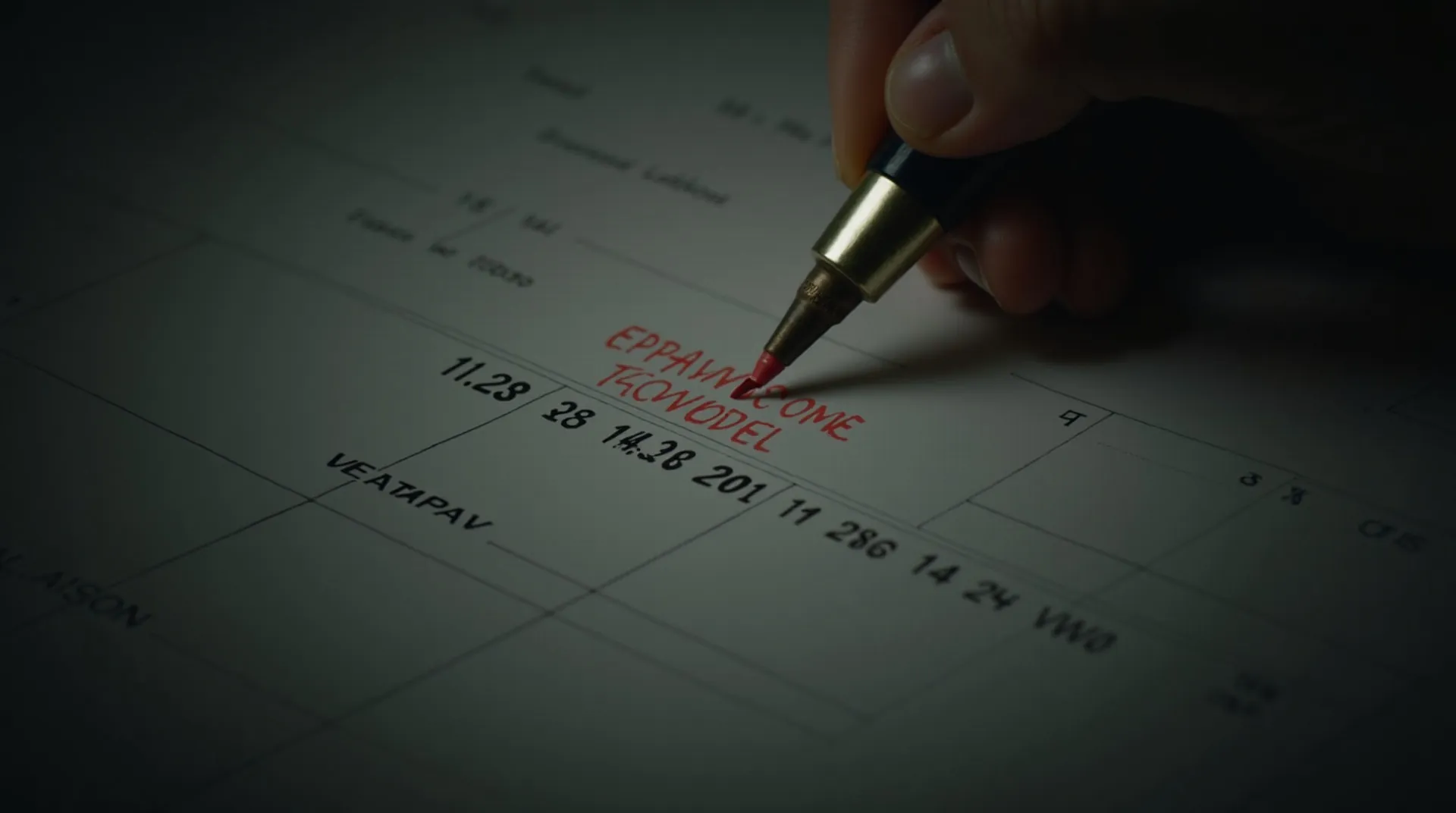 Deadline calendar