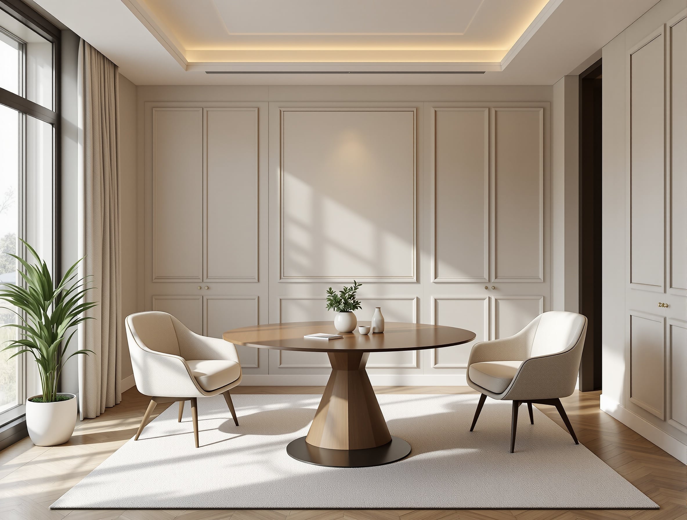 Modern mediation conference room
