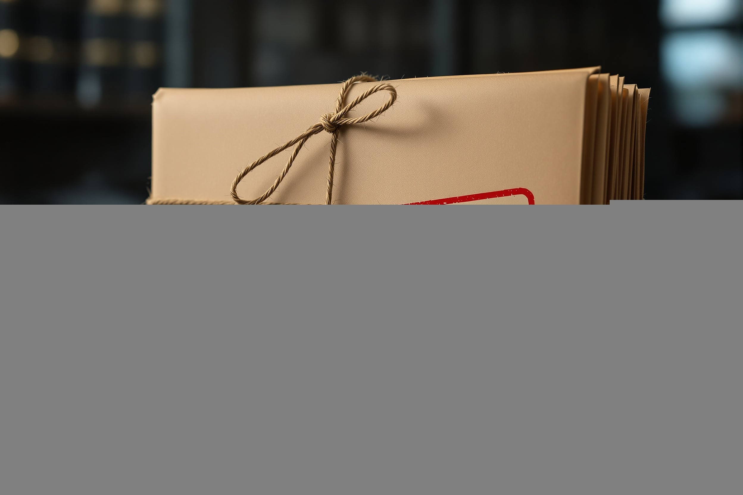 Sealed confidential file
