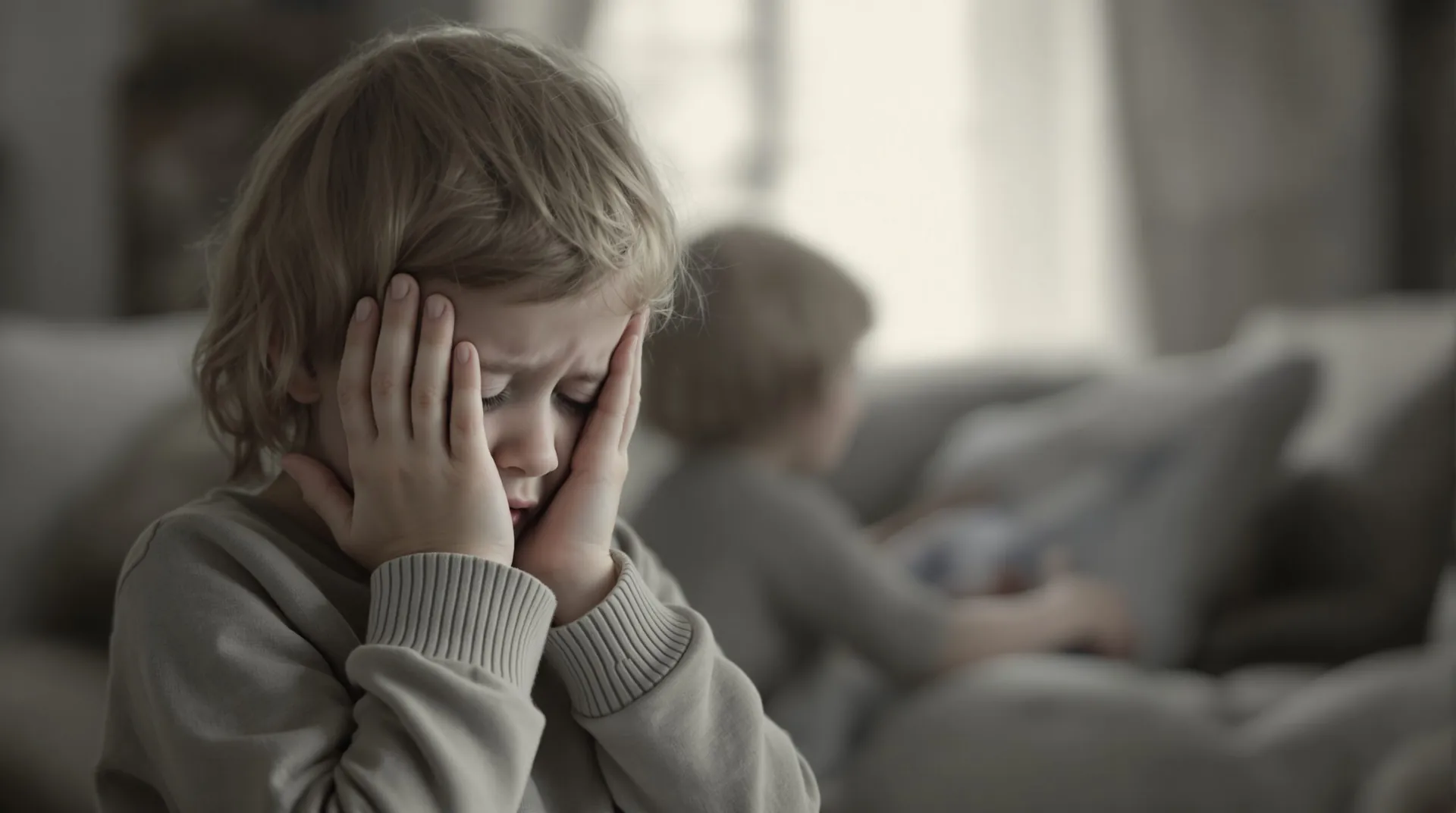 Child covering ears