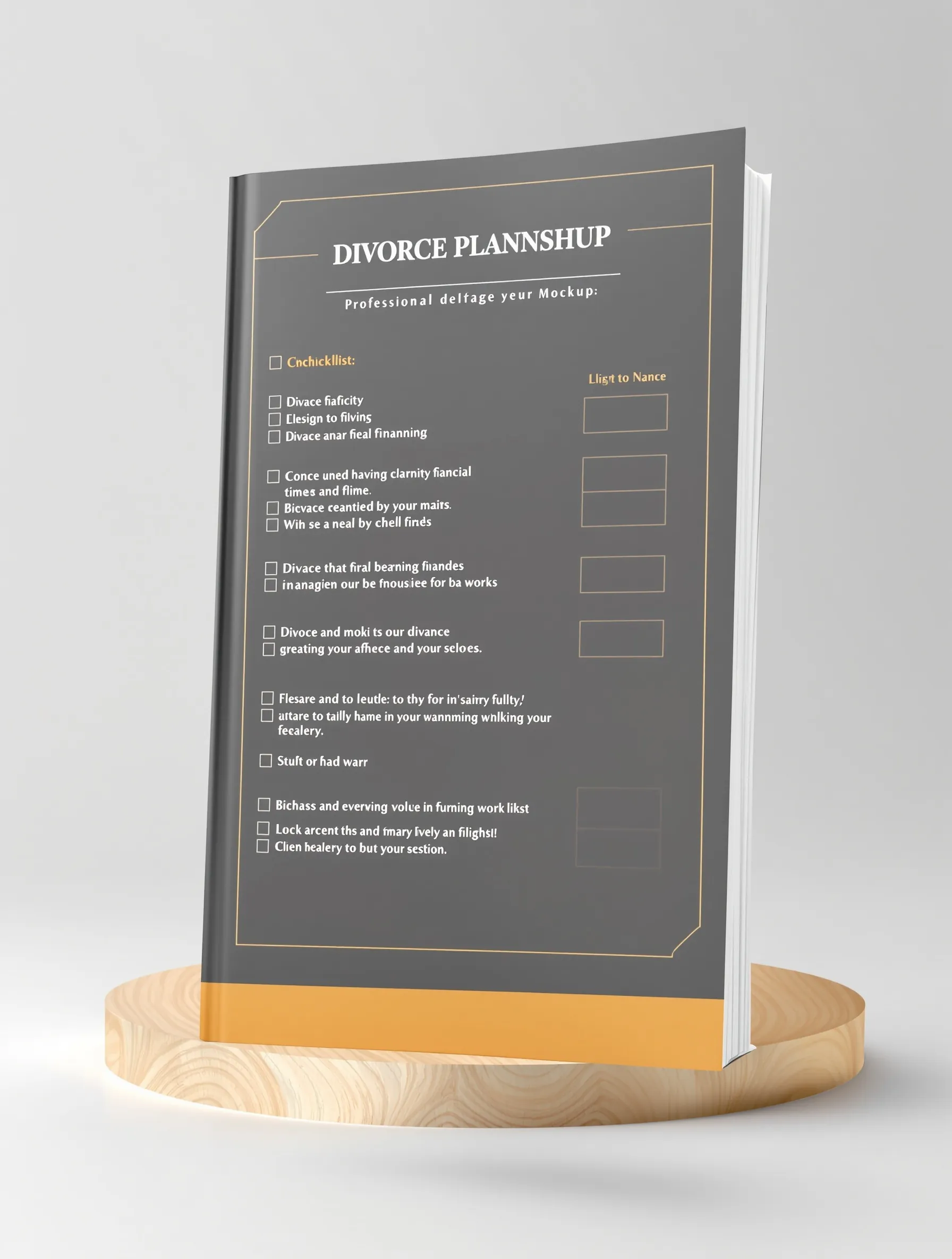 Illustration of financial paperwork